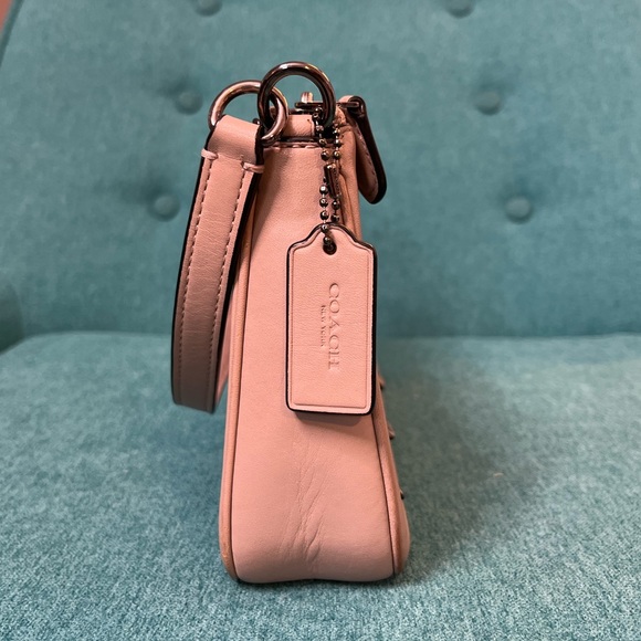 Stunning COACH Nikita crossbody gray/taupe willow floral bag - Picture 3 of 10